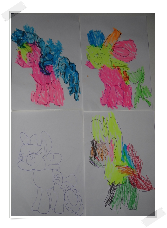 My little Pony Bilder gemalt von der Testmaus